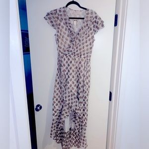 Nibi MTK Metallic Paisley Dress NWT